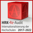 Siegel: HRK-Re-Audit Internationalisierung der Hochschulen 2017–2022