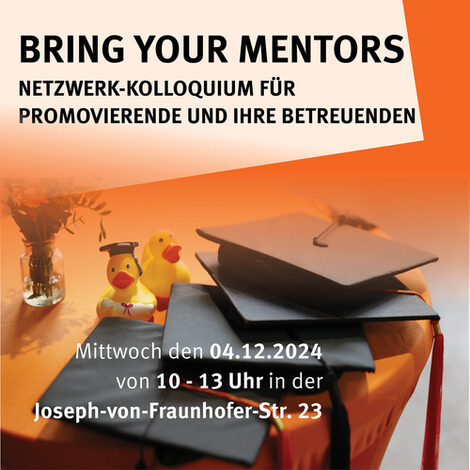 Werbebild für die Veranstaltung Bring your mentors