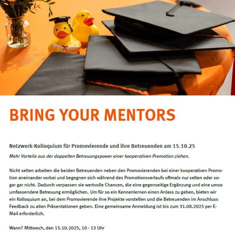 Flyer Bring Your Mentors 2025