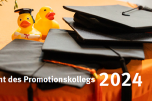 Das Titelbild des Jahresberichts des Promotionskollegs 2024