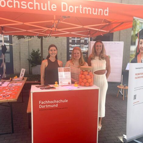 Der Stand des Promotionskollegs auf dem SommerFHest 2025