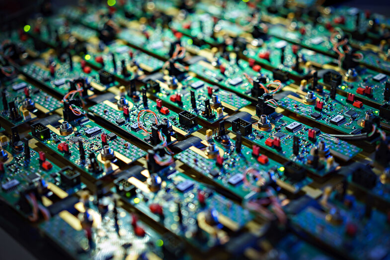Close-up of a circuit board